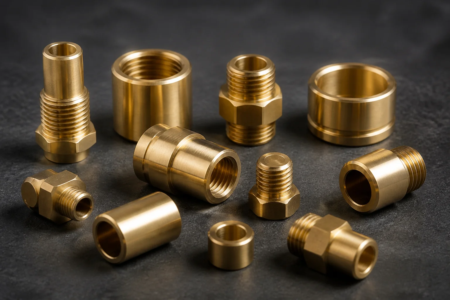 CNC turned brass precision components for industrial OEM buyers