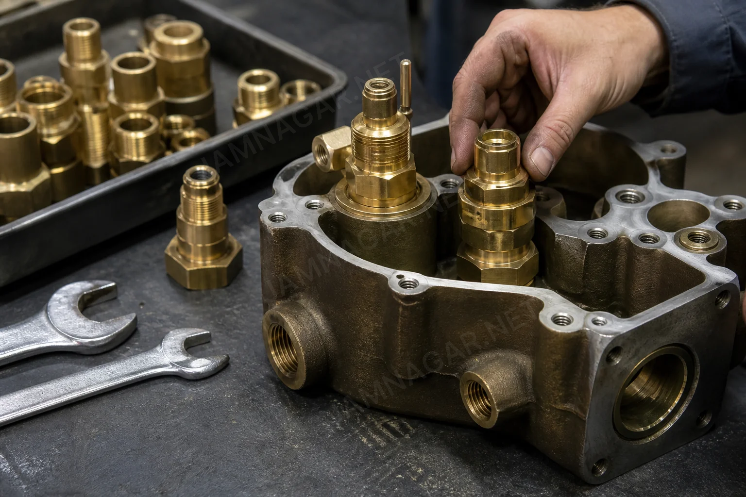 Mixed brass fittings, terminals and fasteners for multi-industry BOMs
