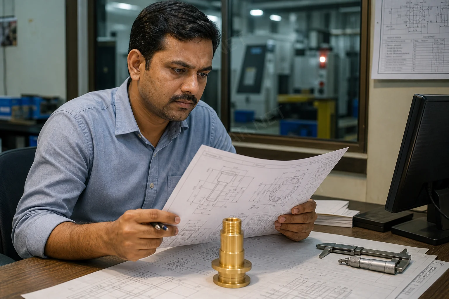 Drawing pack and sample brass part ready for the quotation form Drawing pack and sample brass part ready for the quotation form