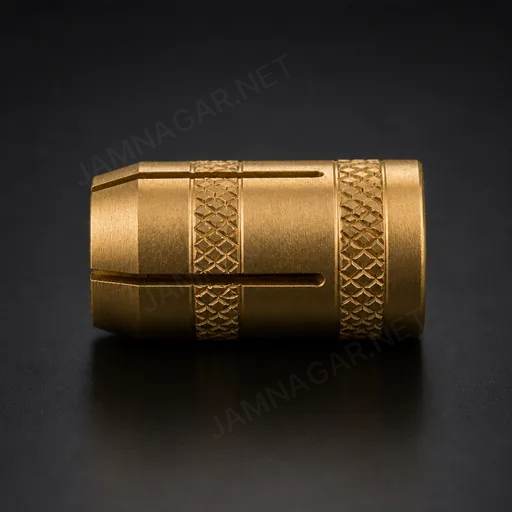 Brass Round Stud Anchor — view 2