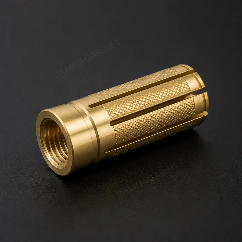 Brass Slotted Anchor — view 1