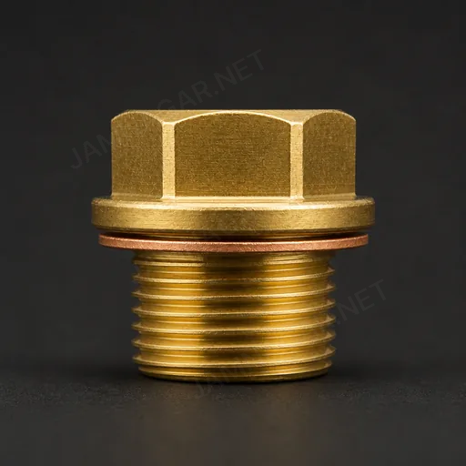 Brass Oil Drain Plug — view 2