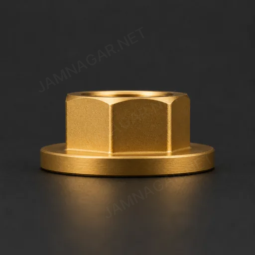 Brass Flange Nut — view 2