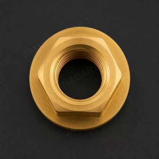 Brass Flange Nut — view 3