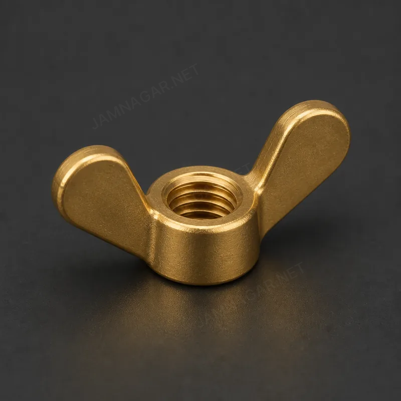 Brass Wing Nut — view 1