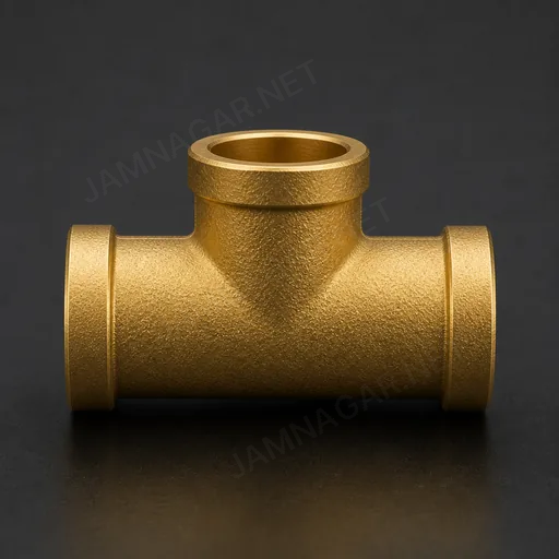 Brass Forged Tee Blank — view 2