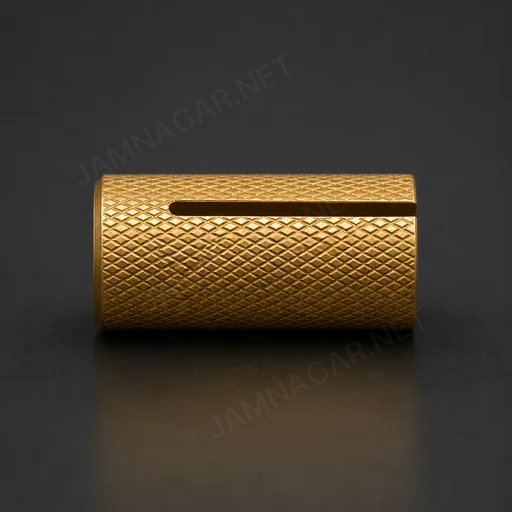 Brass Slotted Insert Nut — view 2