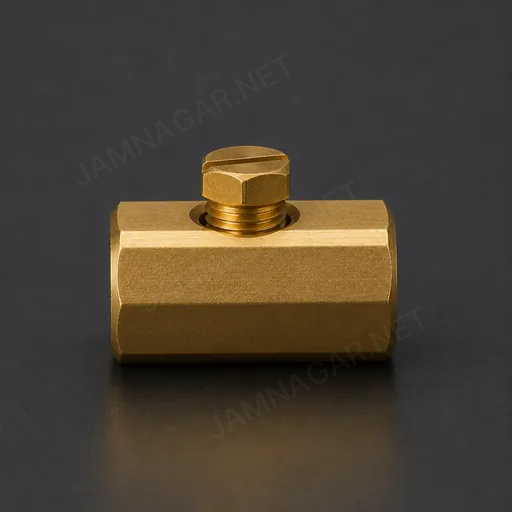 Brass Earth Connector — view 2