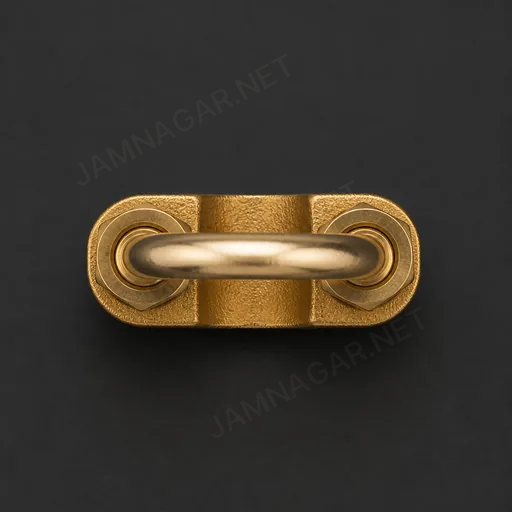 Brass Earth Rod Clamp — view 3