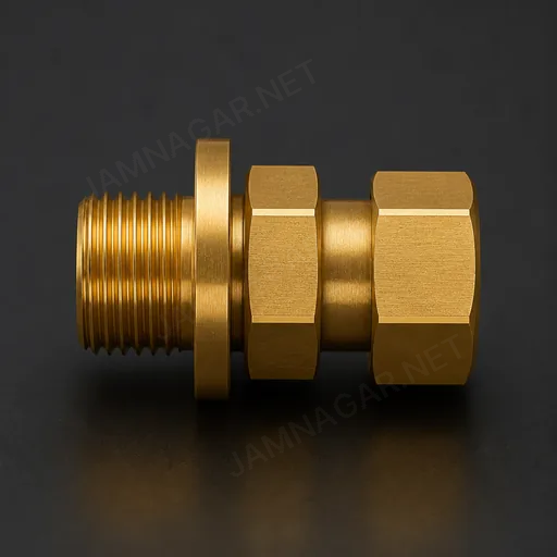 Brass Bulkhead Fitting — view 2