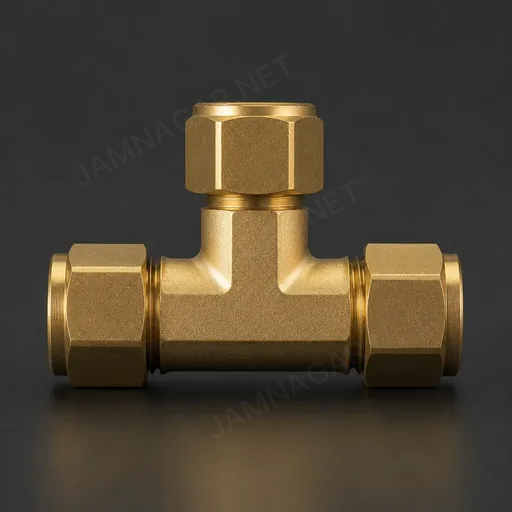 Brass Compression Tee — view 2